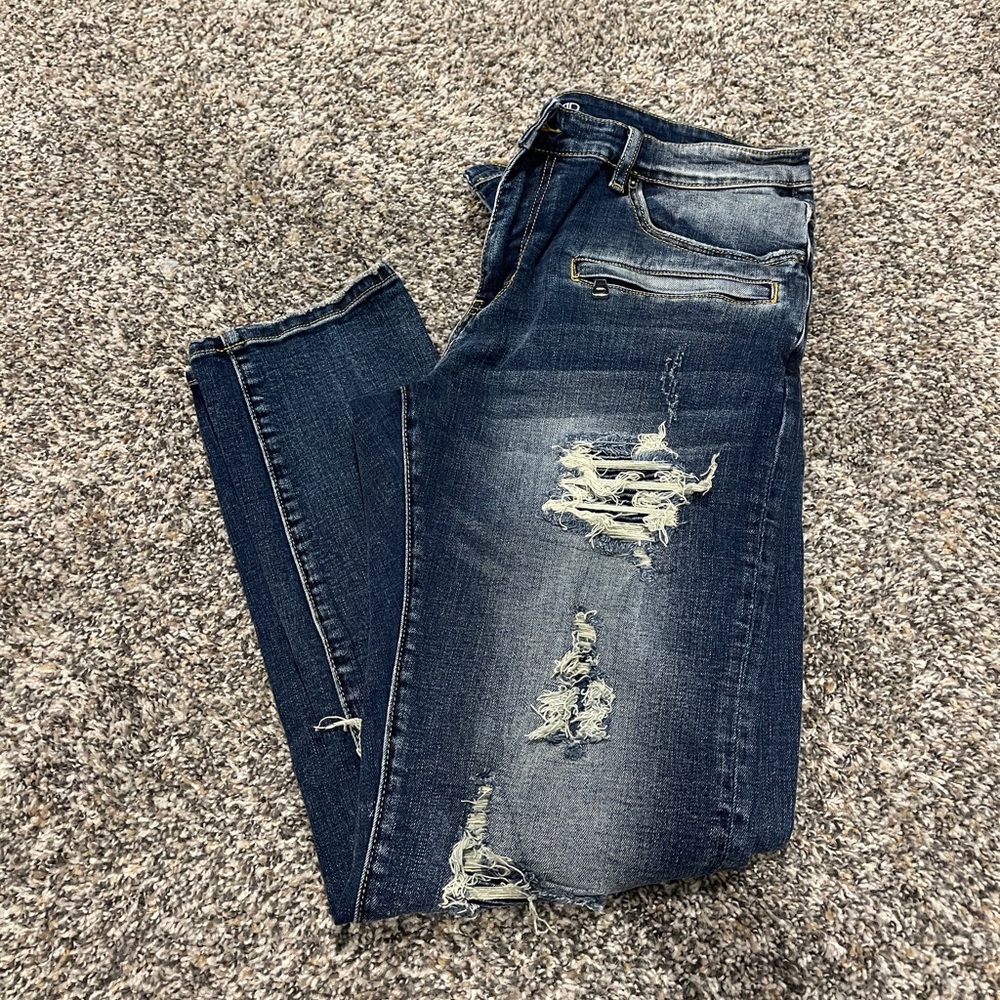 Crysp Denim textured Jeans 36x30